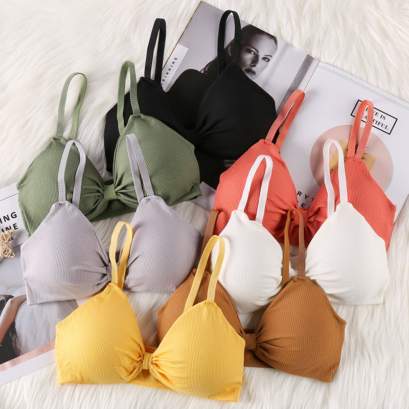 Bralette Triangle Set - Сексуальный спортивный бюстгальтер для женщин, бесшовный