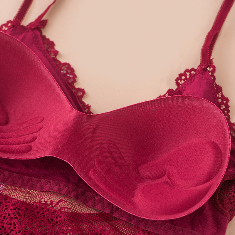Женский бесшовный бюстгальтер  – обзор и цена Bralette Triangle Set